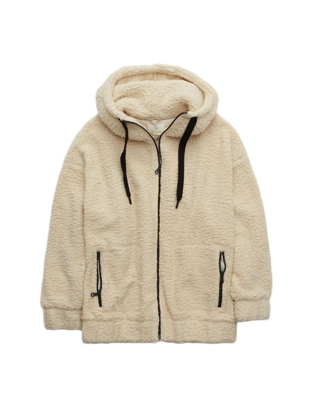 Oversized Sherpa Hoodie Jacket, OFFLINE Aerie Size Extra Small